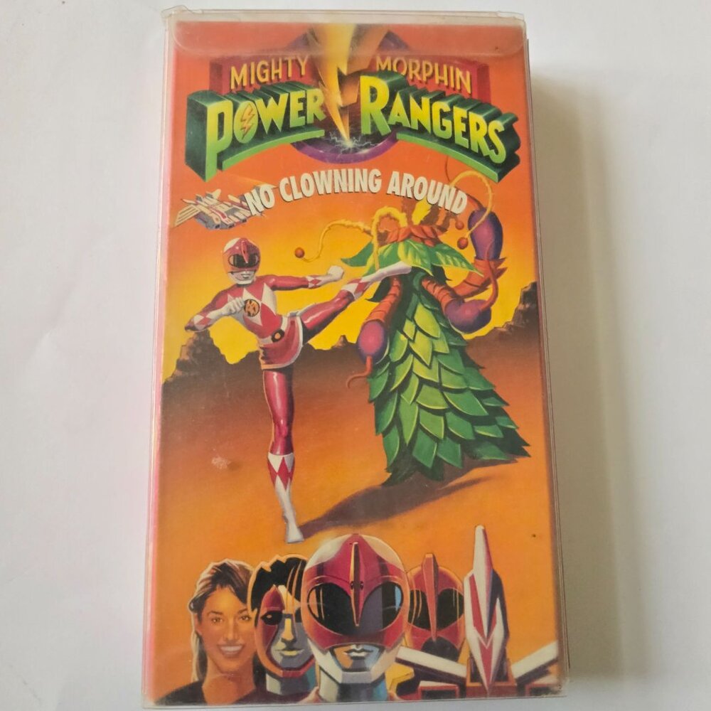 No Clowning Around VHS Mighty Morphin Power Rangers